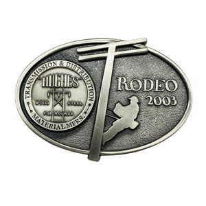 2003 HD Hughes Brothers Lineman's Rodeo Participants Belt Buckle Seward Nebraska